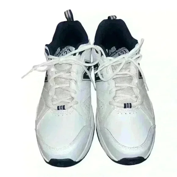 MSRP $105 LIKE NEW Balance Men's Fitness Multisport  Shoes Sz 11 White/NavyBlue - Picture 8 of 15